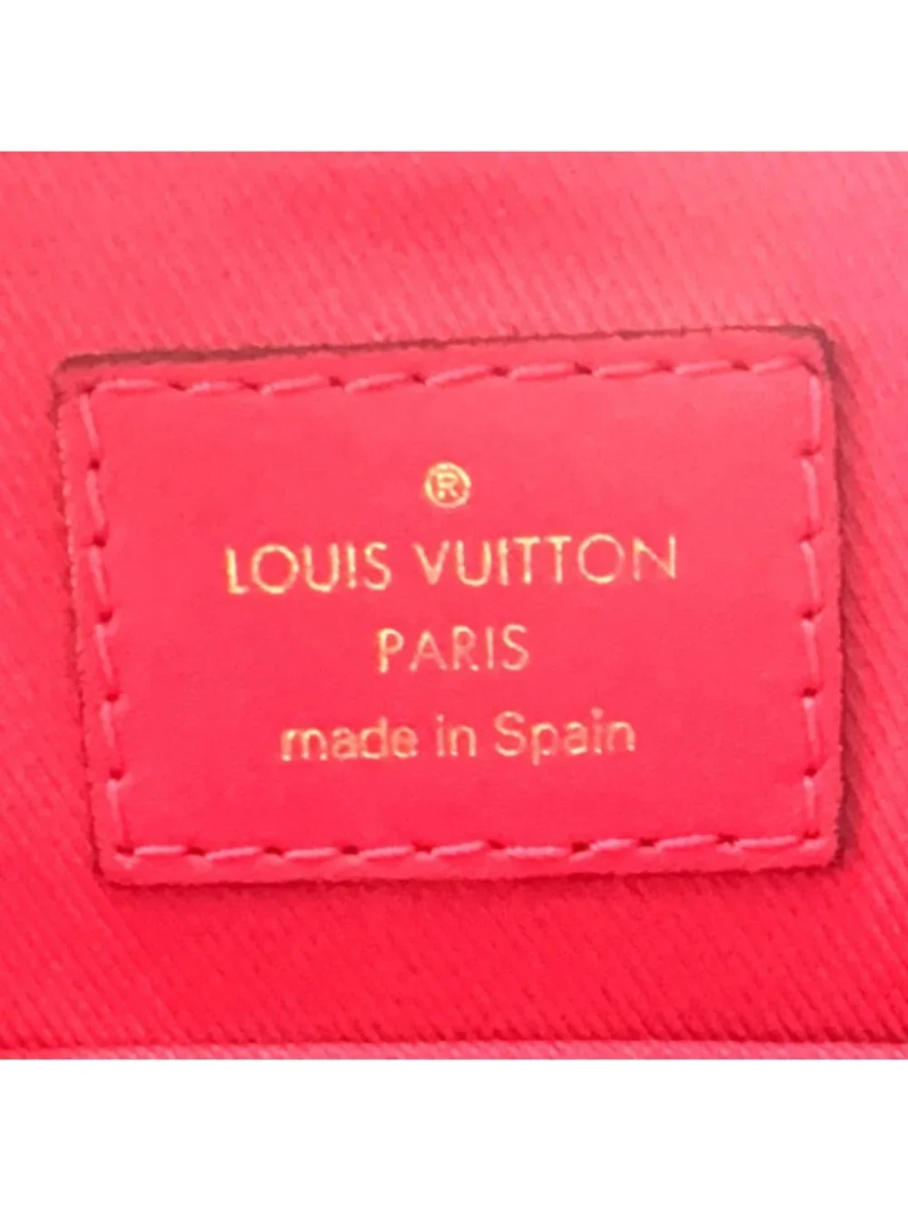 Louis Vuitton Saintonge Monogram Freesia Leather Pink Brown Shoulder Bag Gold